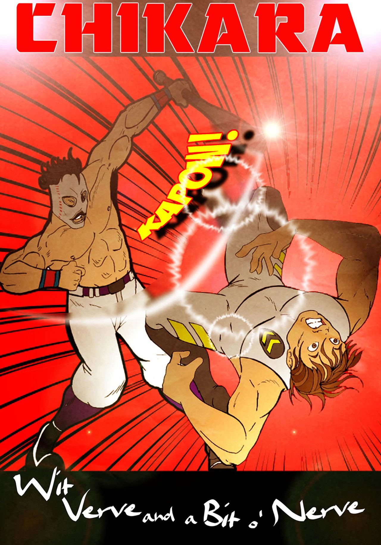 CHIKARA Wit, Verve and a Bit O' Nerve Backdrop