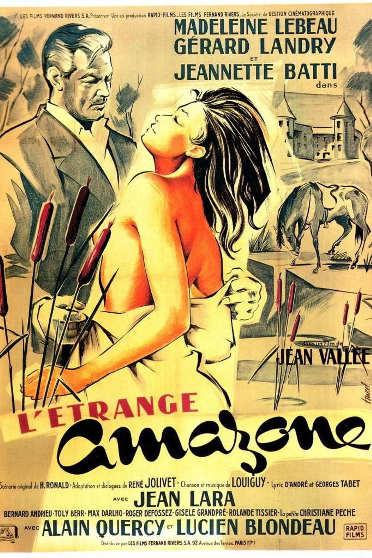 L'Étrange Amazone Backdrop
