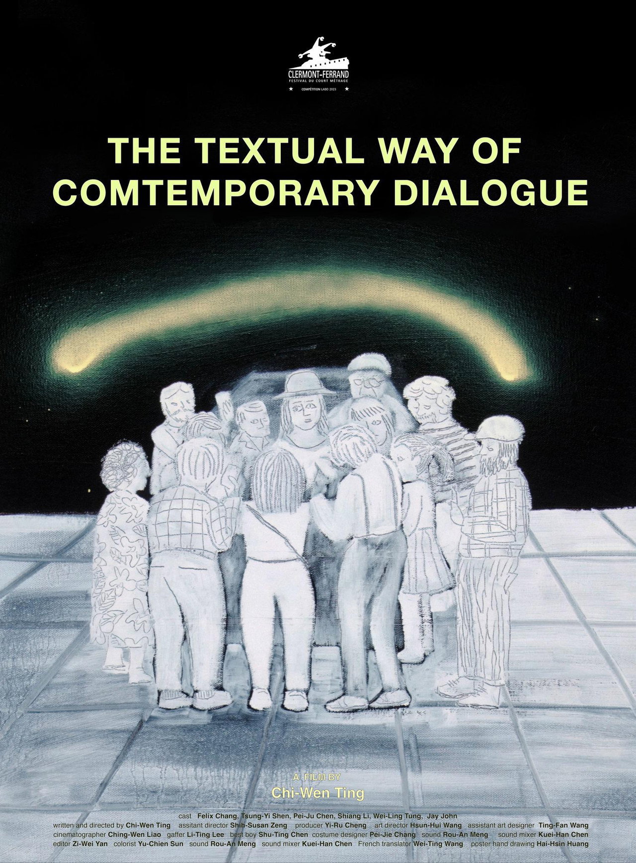 The Textual Way of Contemporary Dialogue Backdrop