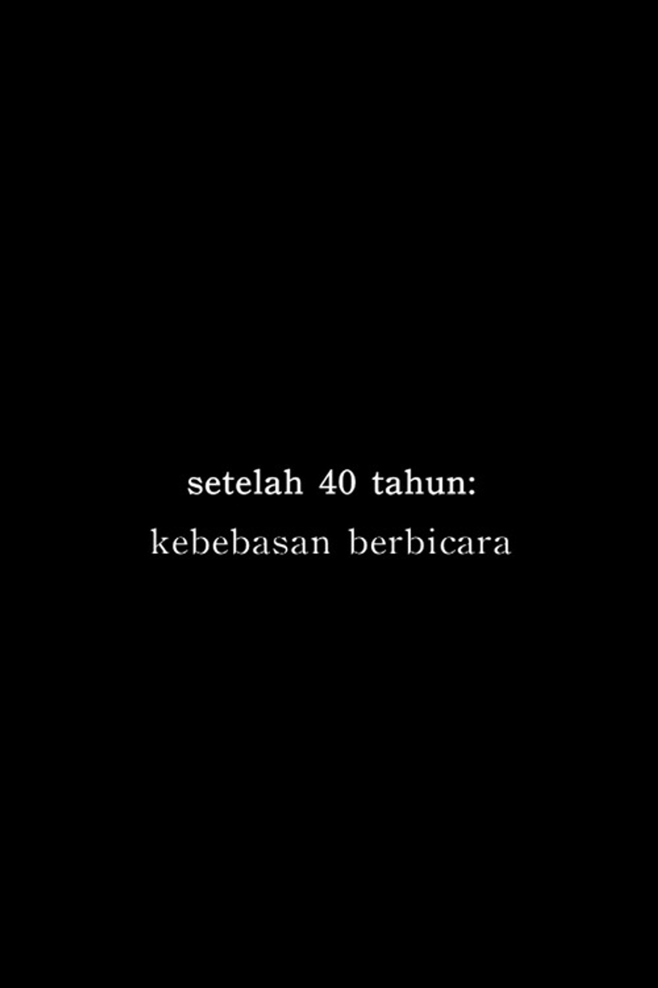 After 40 Years: Freedom of Speech