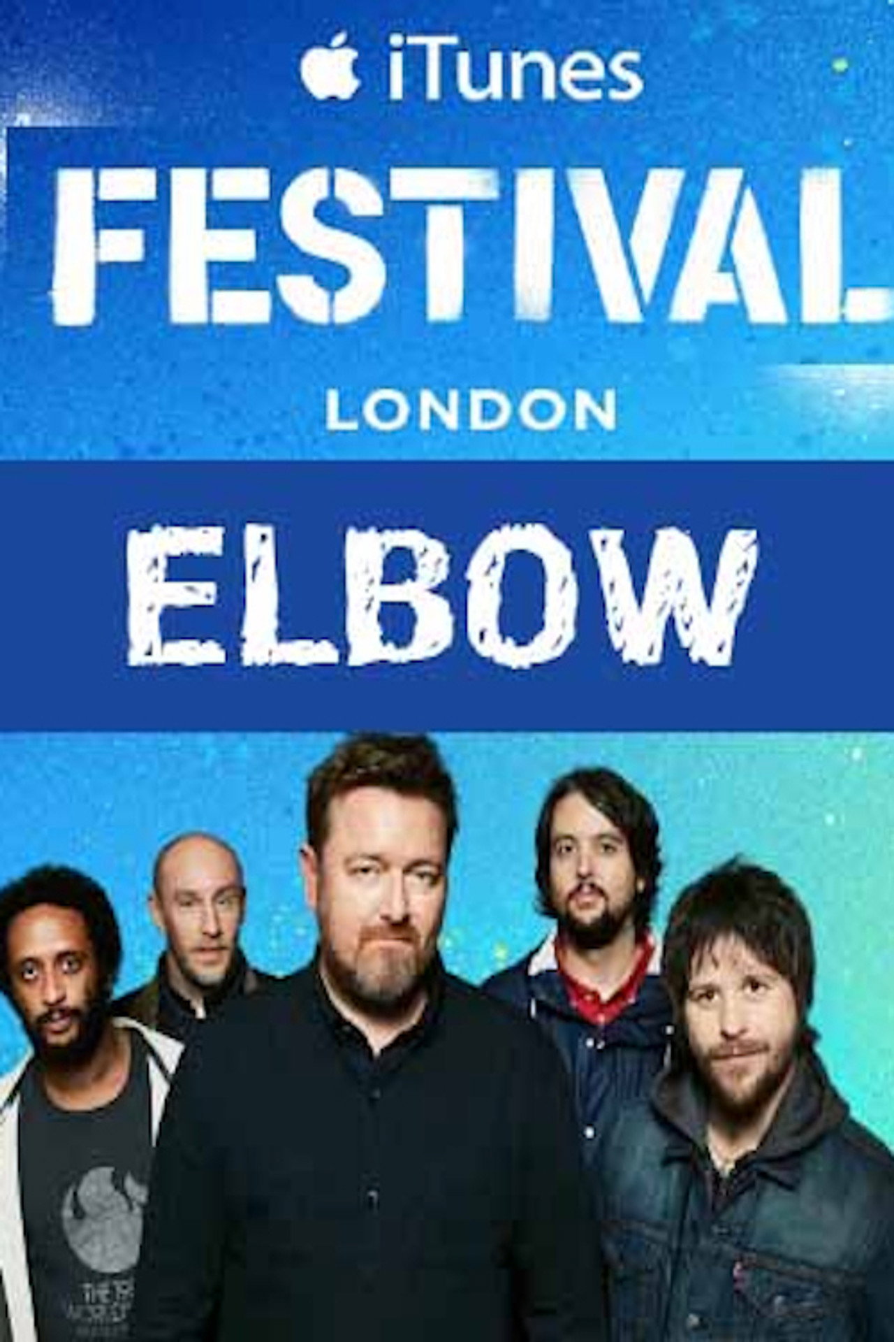 Elbow - iTunes festival 2014 filmaffisch