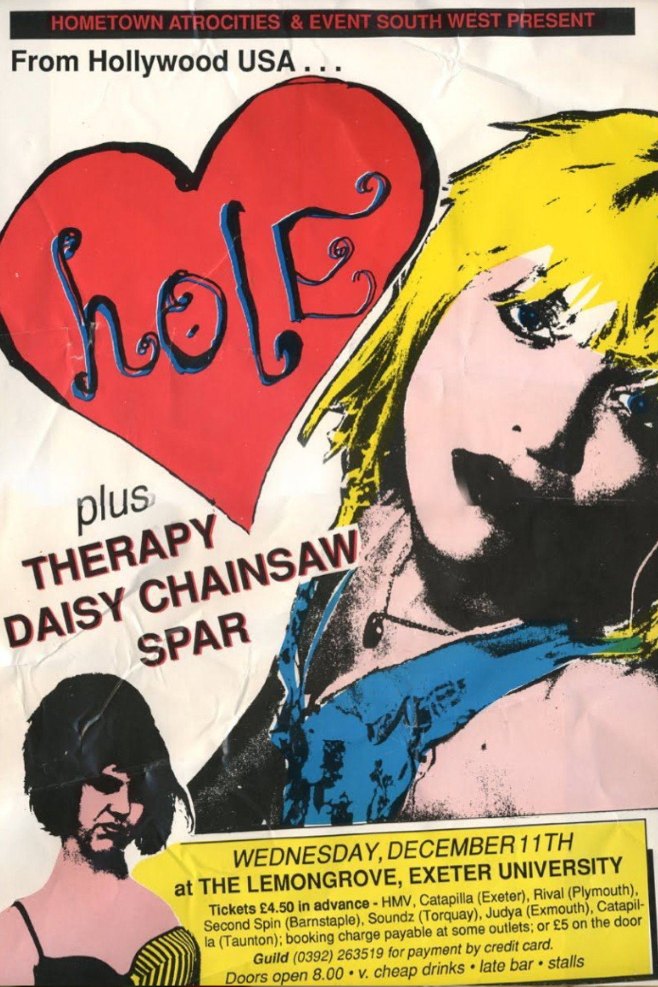 Hole: Live at The Lemon Grove (Exeter, 1991) filmaffisch