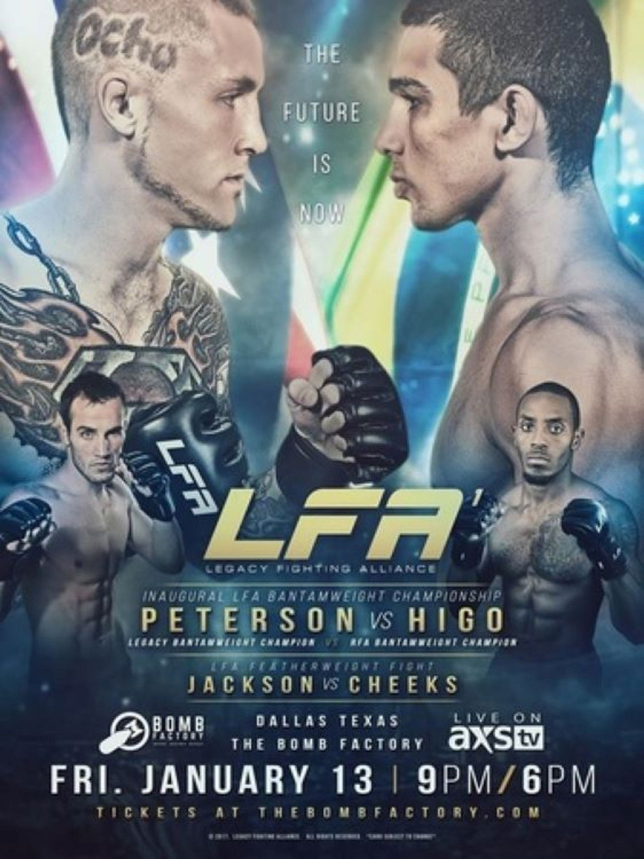 LFA 1: Peterson vs. Higo Backdrop