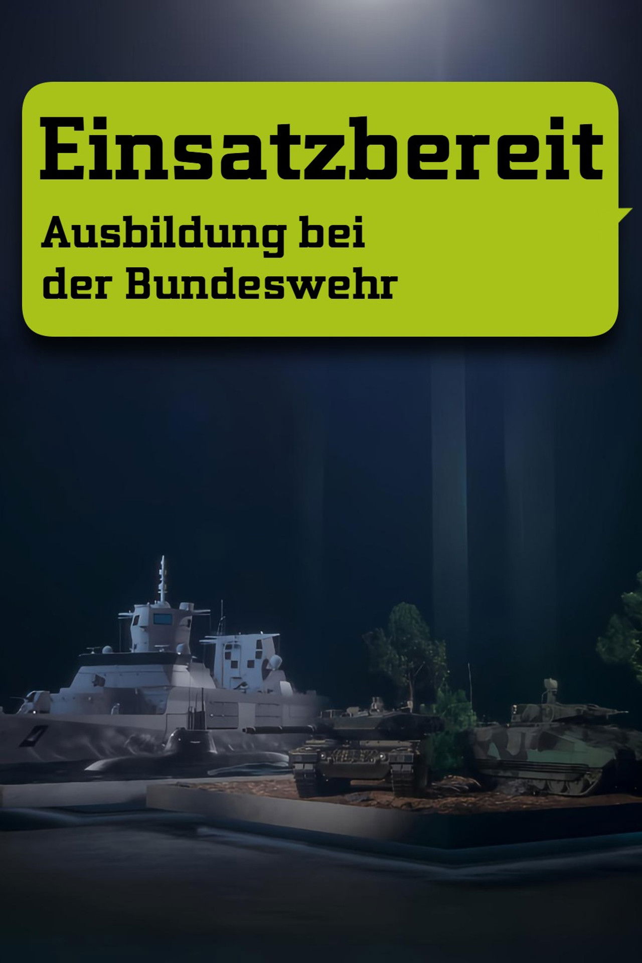 Einsatzbereit - Ausbildung bei der Bundeswehr poster