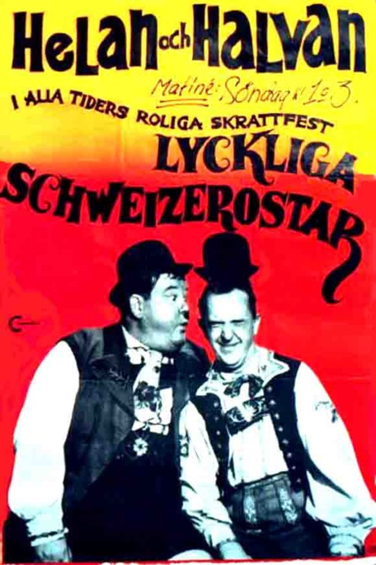 Glada tyrolare filmaffisch