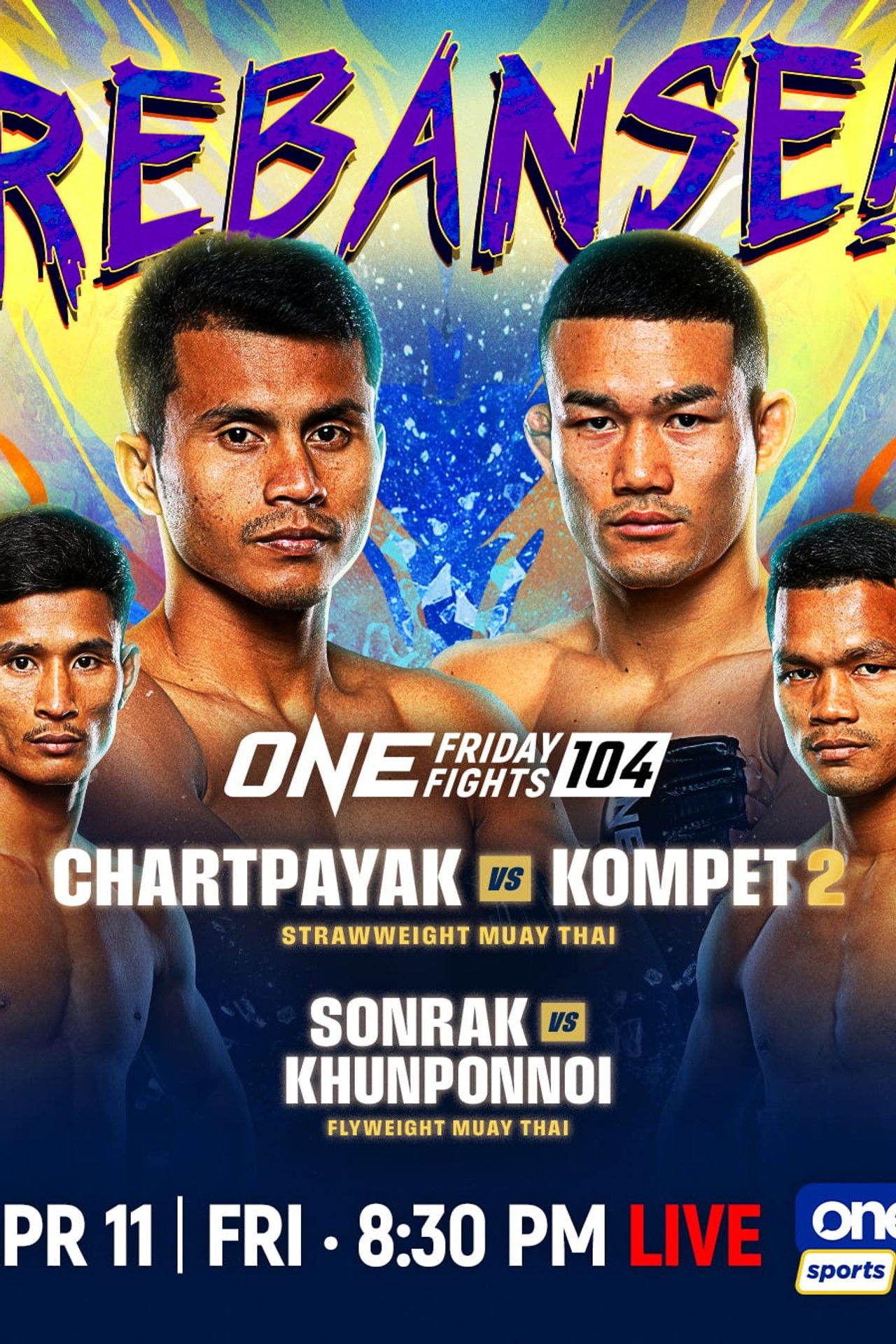 ONE Friday Fights 104: Chartpayak vs. Kompetch 2 Backdrop
