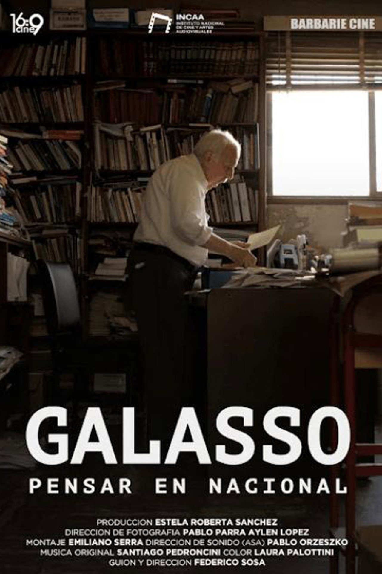 Galasso: Pensar en nacional filmaffisch
