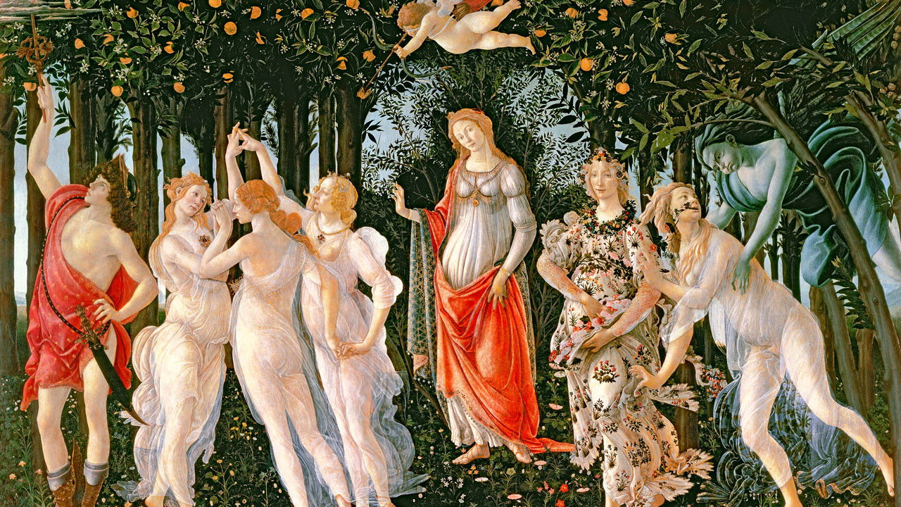 Les petits secrets des grands tableaux — Le Printemps, 1482, Sandro Botticelli