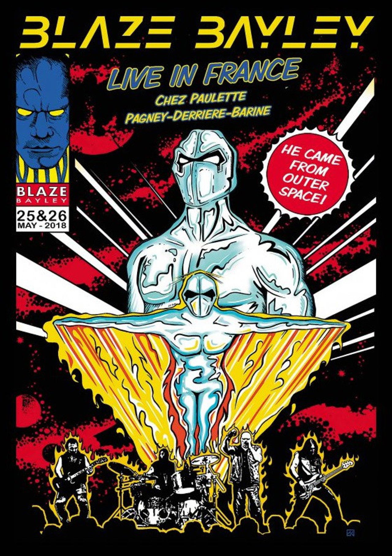 Blaze Bayley ‎– Live in France Backdrop