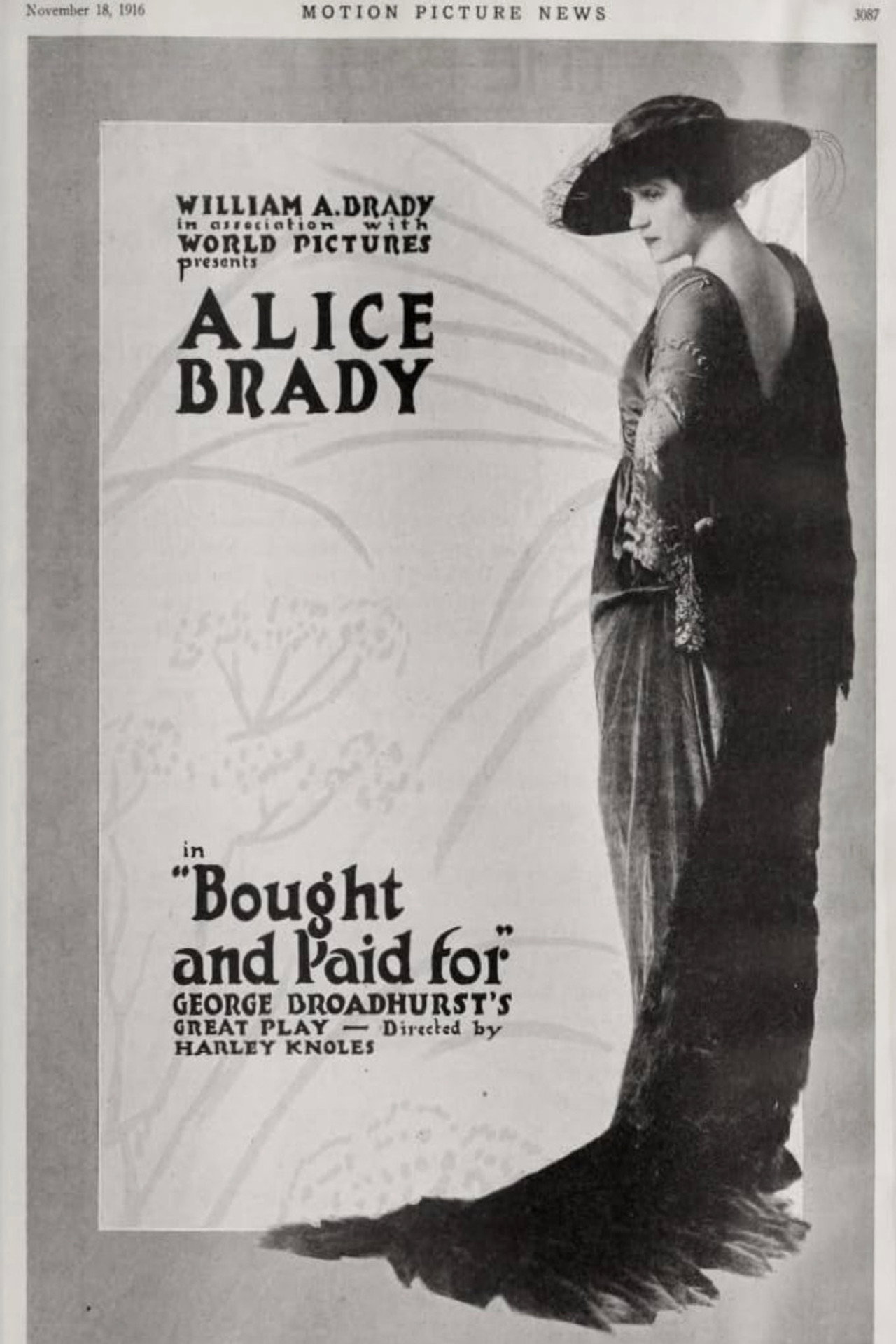 Bought and Paid For Backdrop