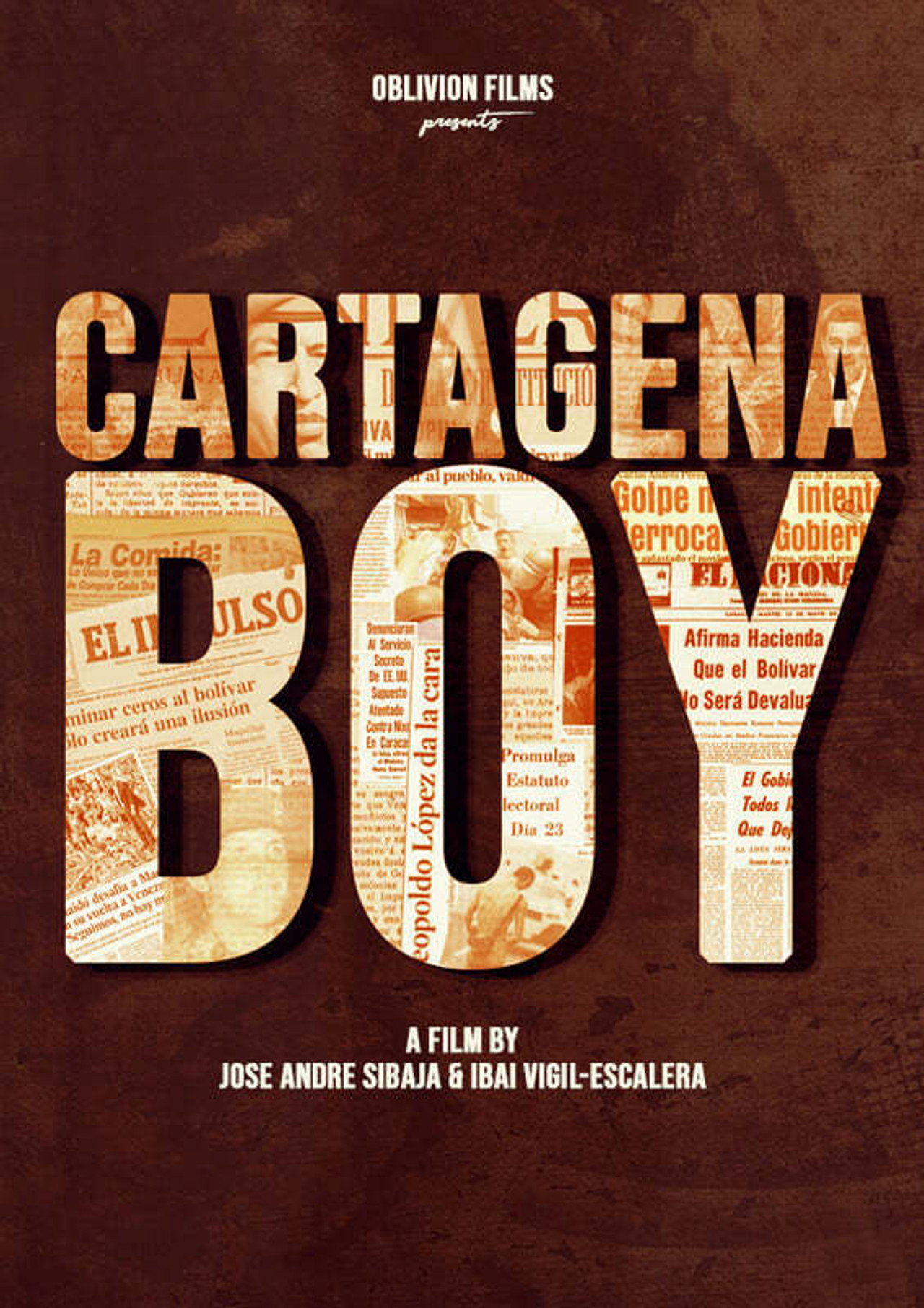 Cartagena Boy filmaffisch