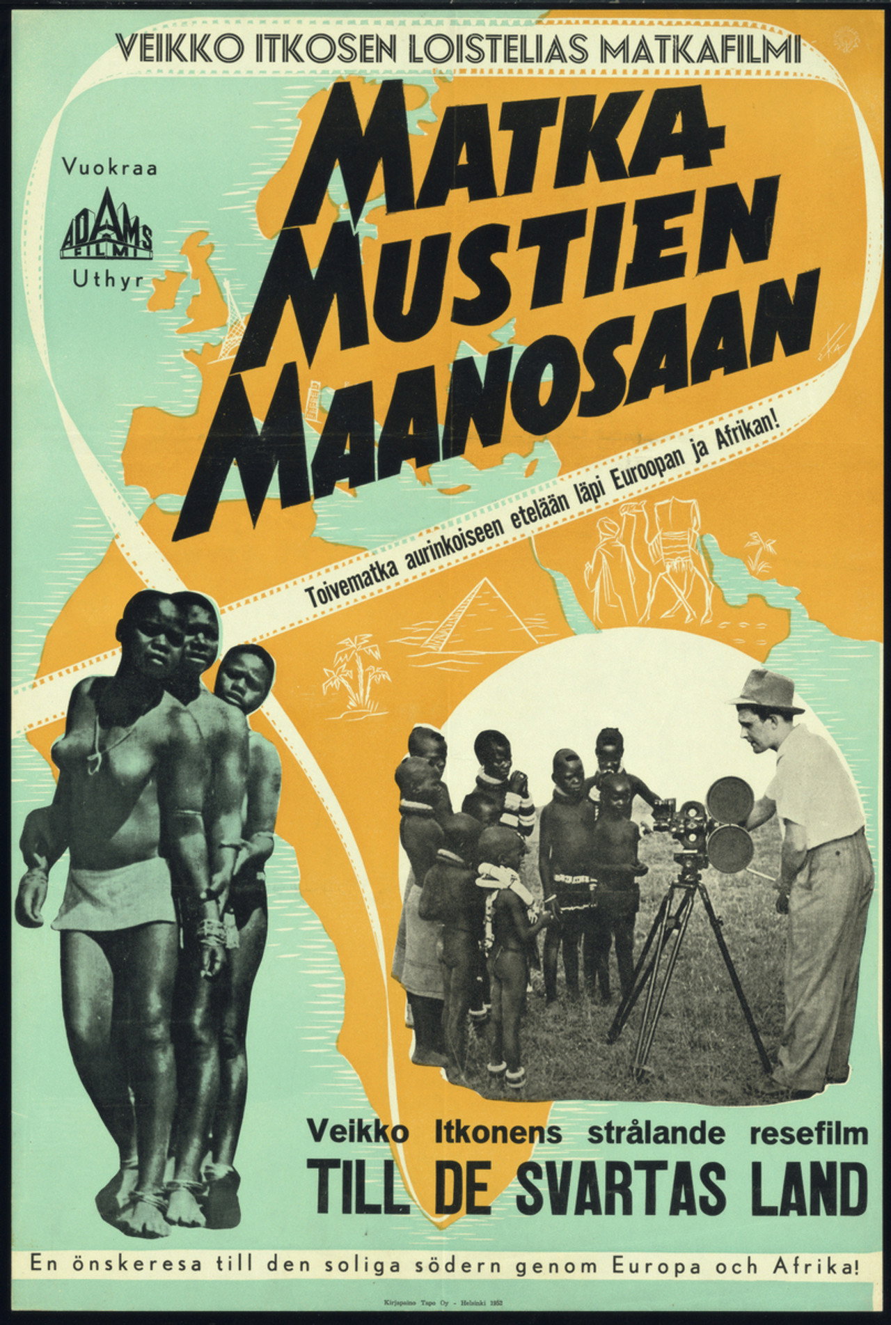 Matka mustien maanosaan Backdrop