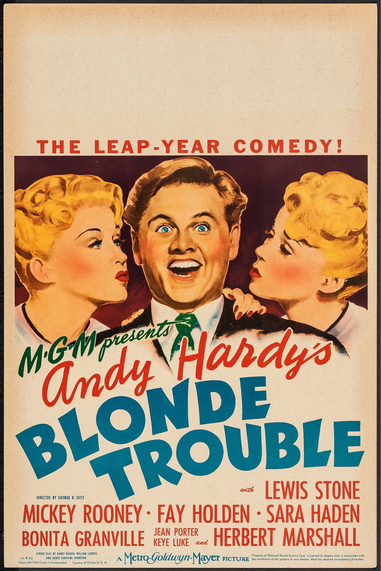 Andy Hardy's Blonde Trouble still 4