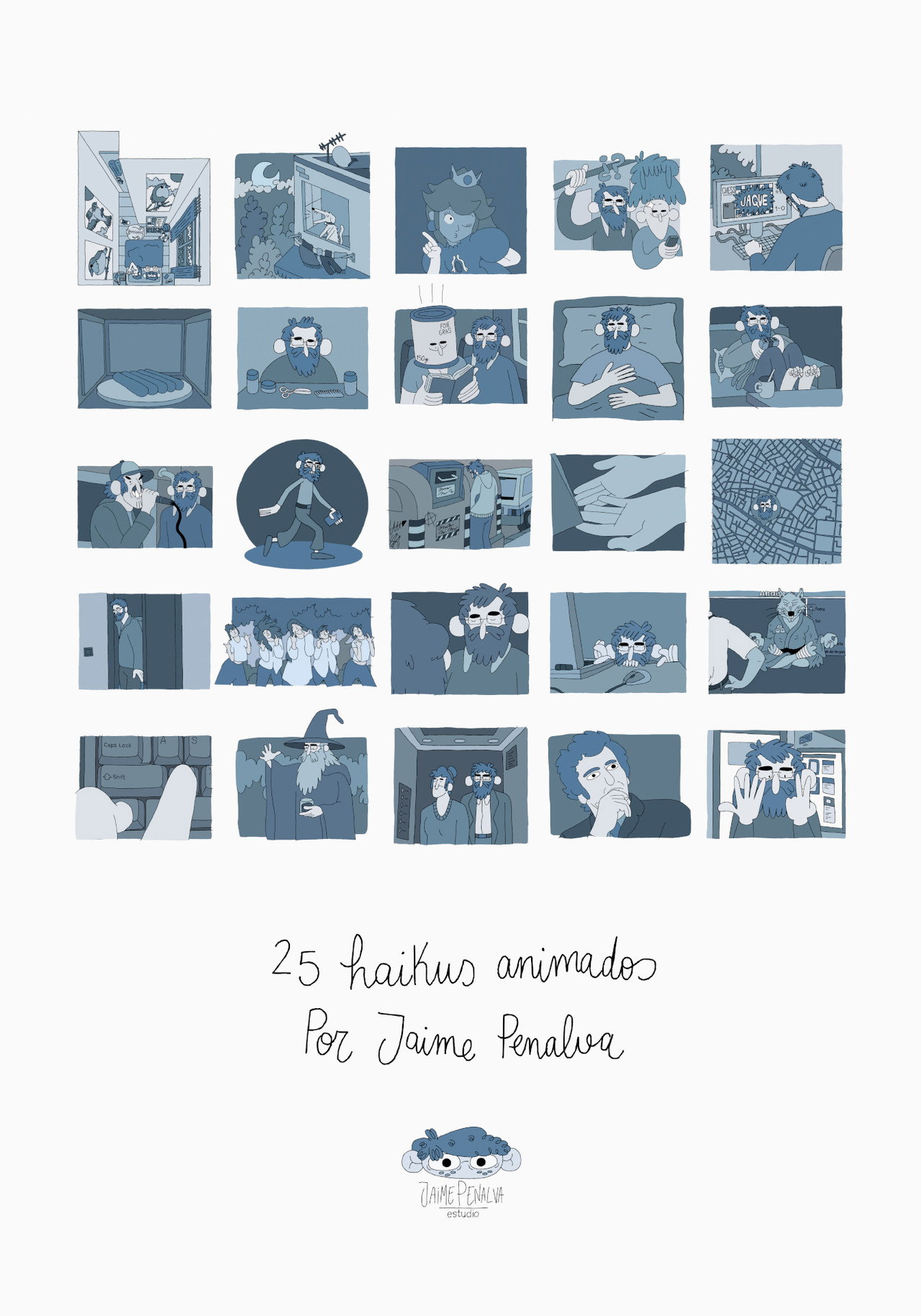25 haikus animados filmaffisch