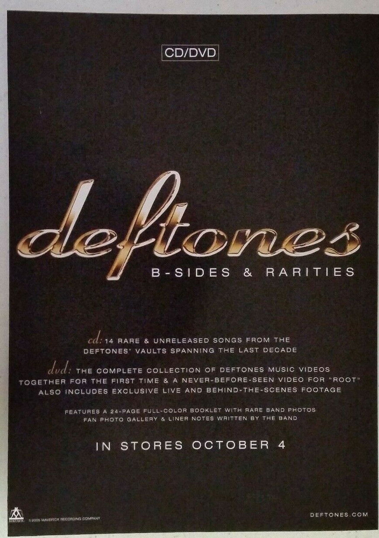 Deftones - B-Sides & Rarities DVD Backdrop