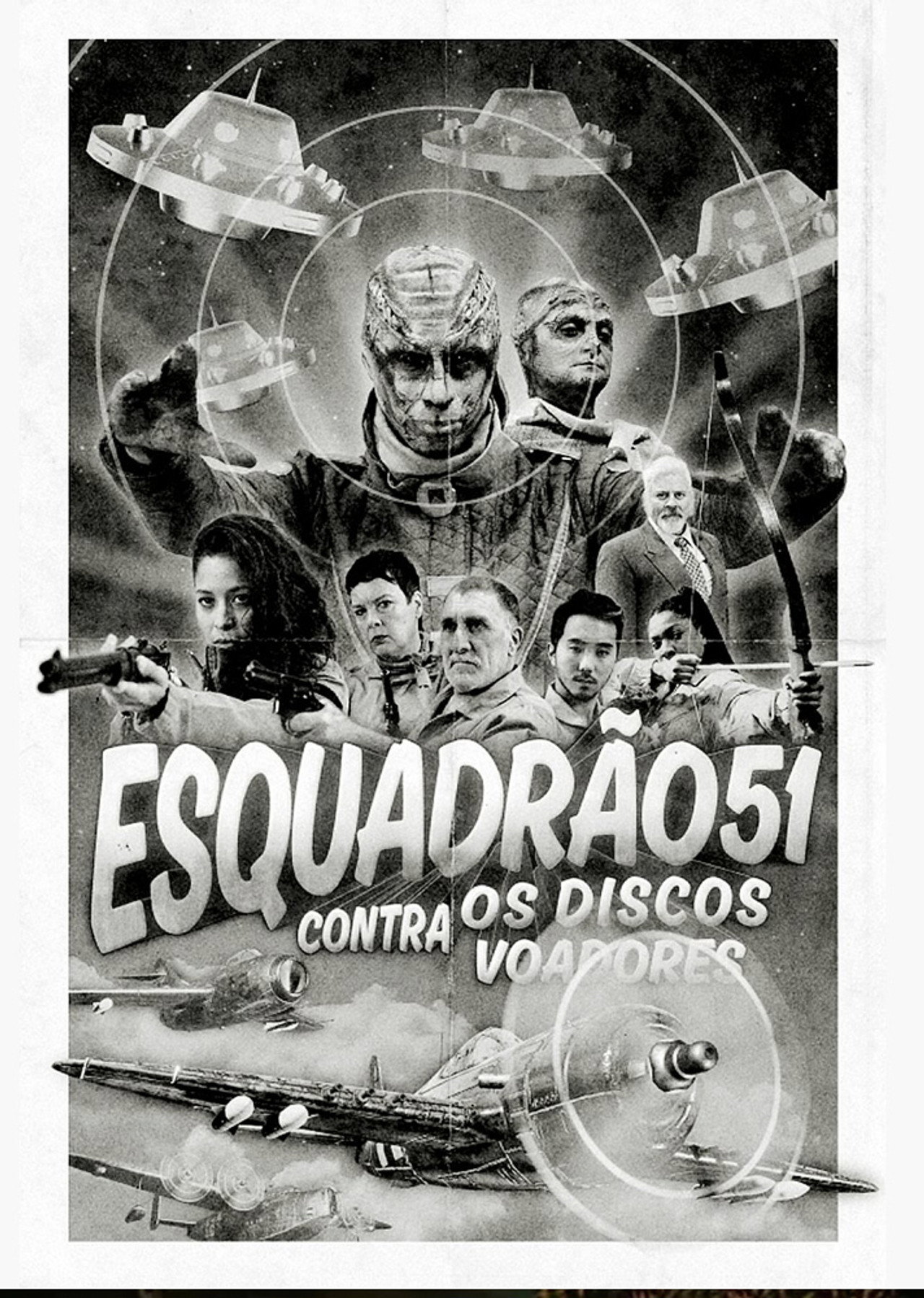 Esquadrão 51 contra os Discos Voadores filmaffisch