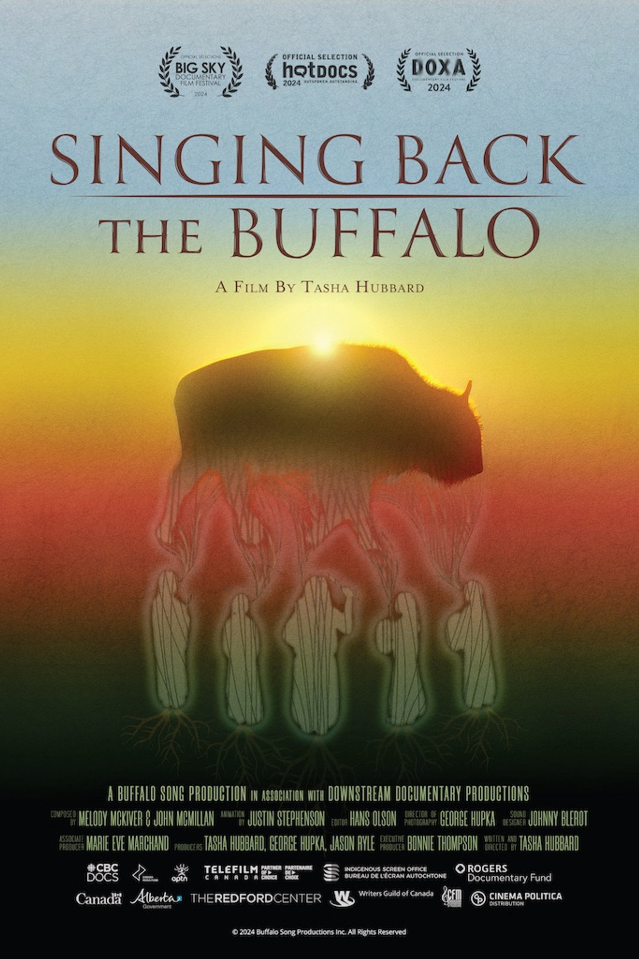 Singing Back the Buffalo filmaffisch