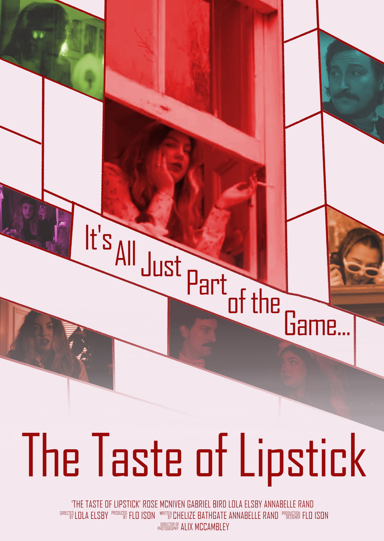The Taste of Lipstick Backdrop