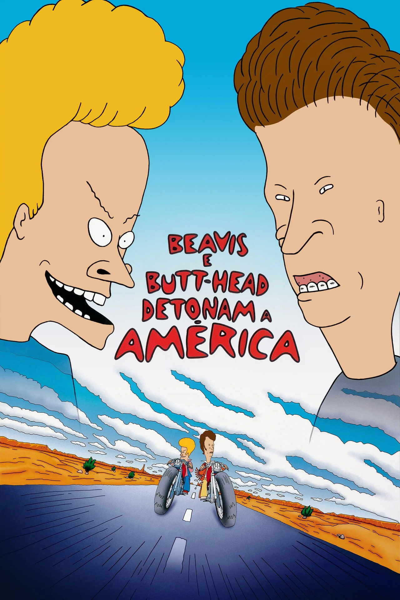 Pôster de Beavis e Butt-Head Detonam a América