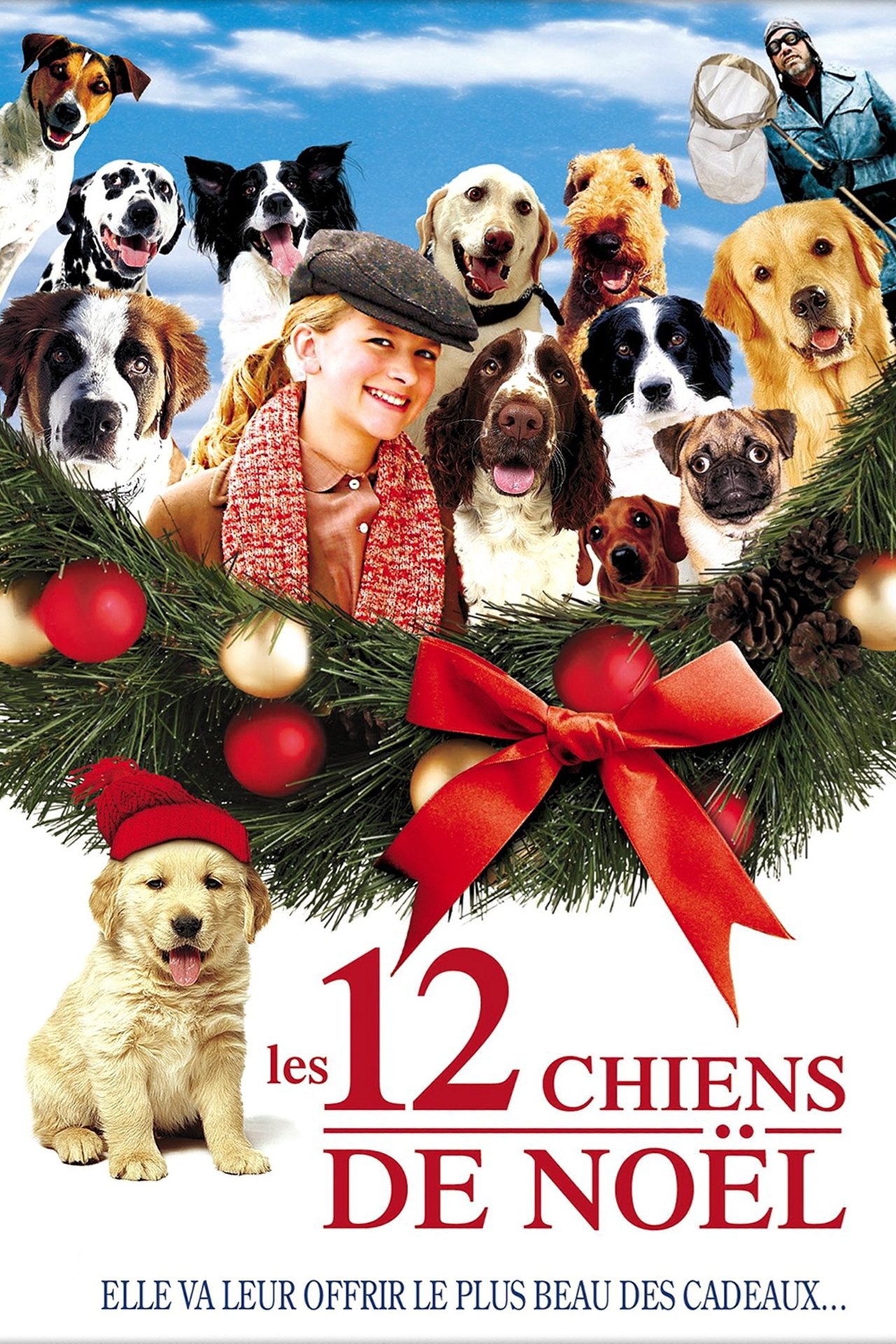 Les 12 chiens de noël poster