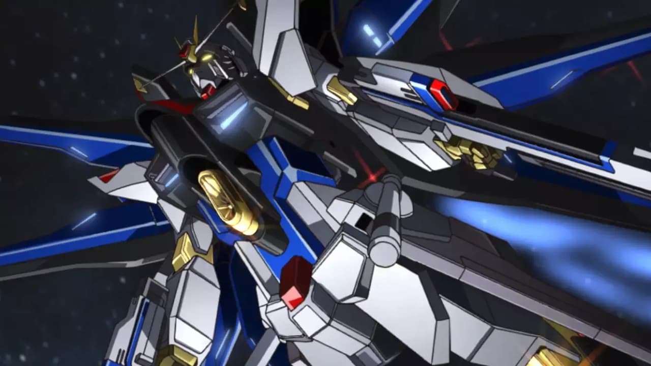 Scen från Mobile Suit Gundam SEED Destiny TV Movie III: Flames of Destiny