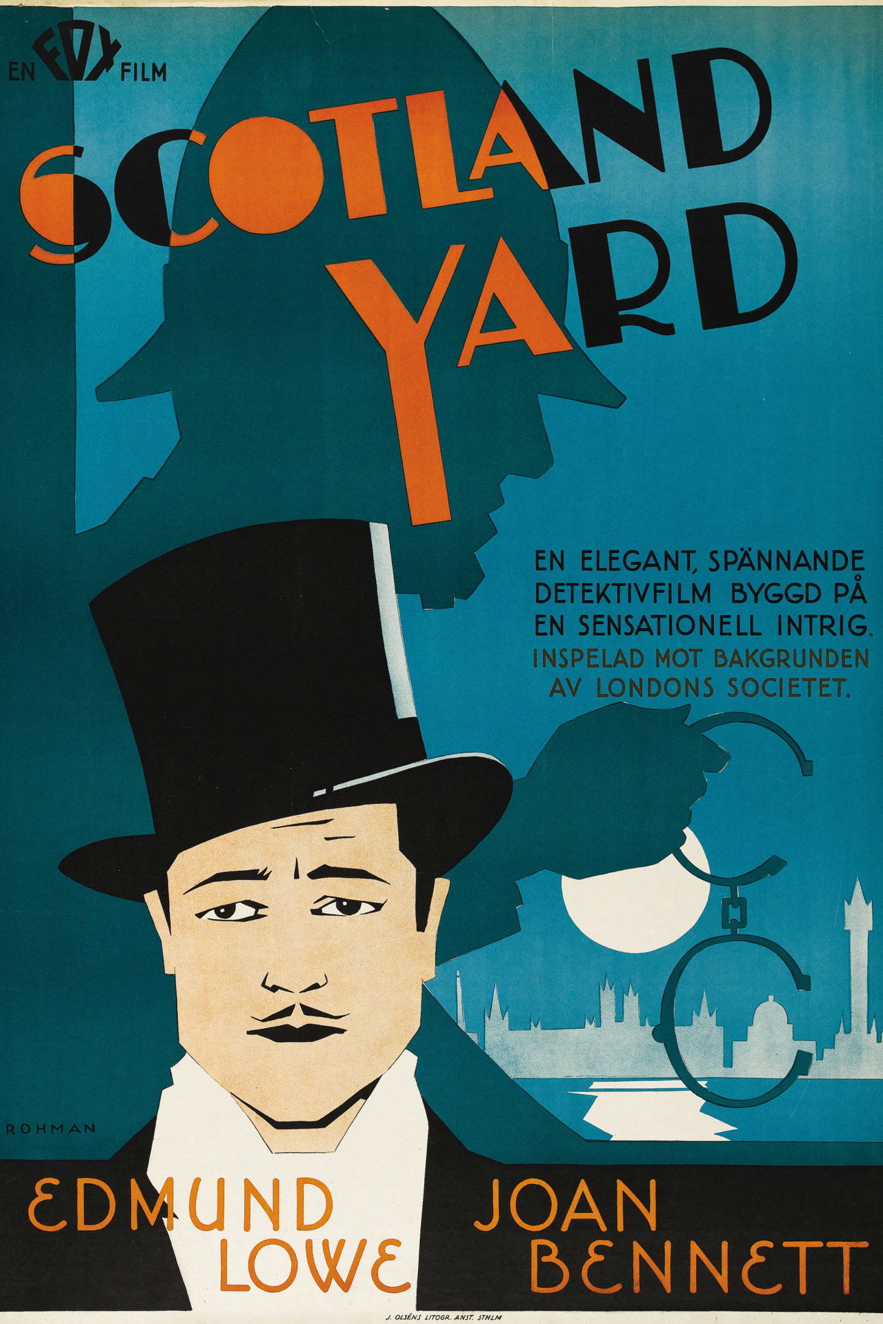 Scotland Yard filmaffisch