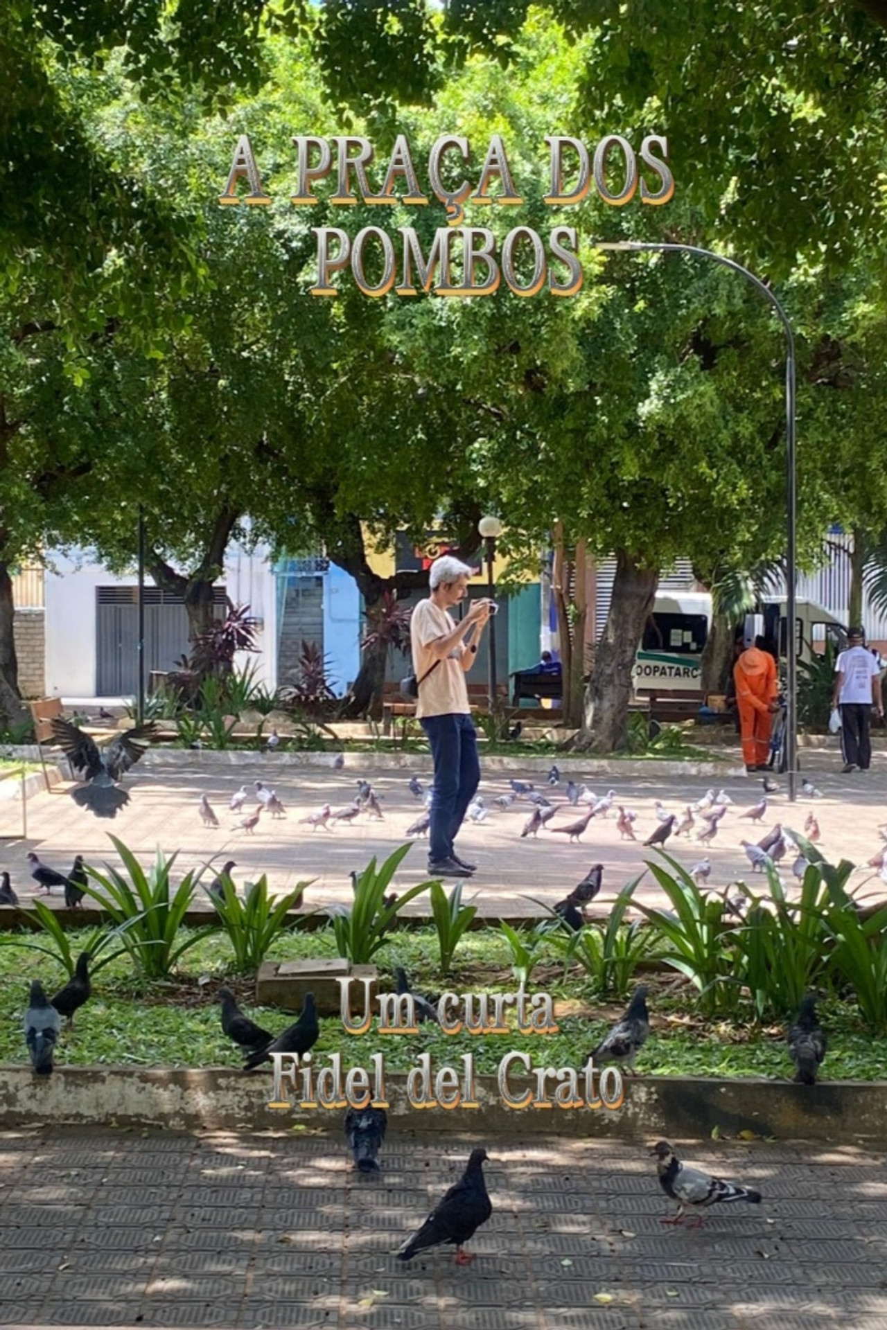 A Praça dos Pombos Backdrop