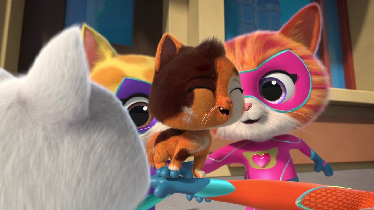 Supergatinhos backdrop