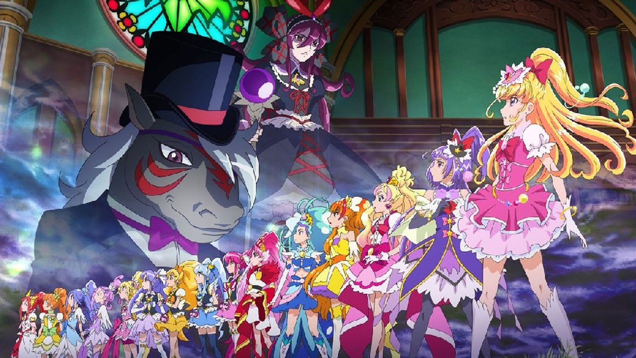 Scen från Precure All Stars Movie: Everybody Sing! Miraculous Magic!