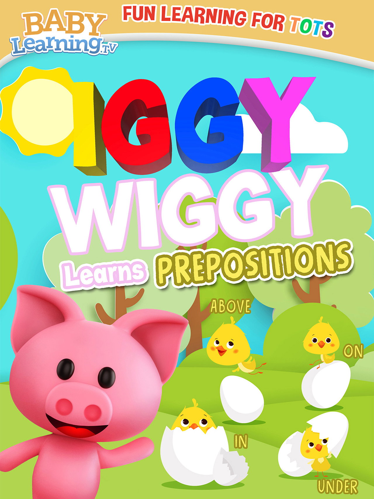 Iggy Wiggy Learns Prepositions Backdrop