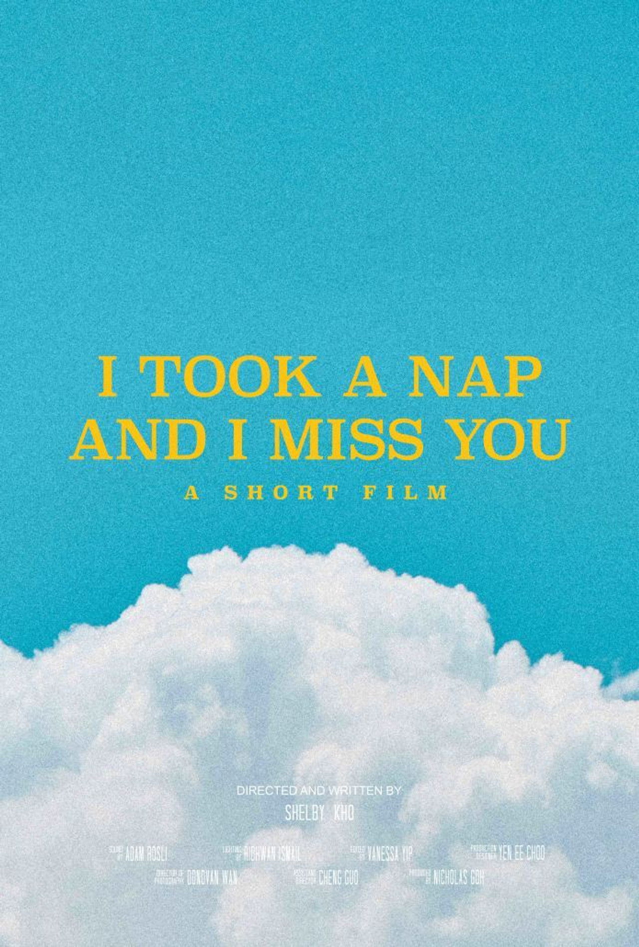 I Took a Nap and I Miss You Backdrop