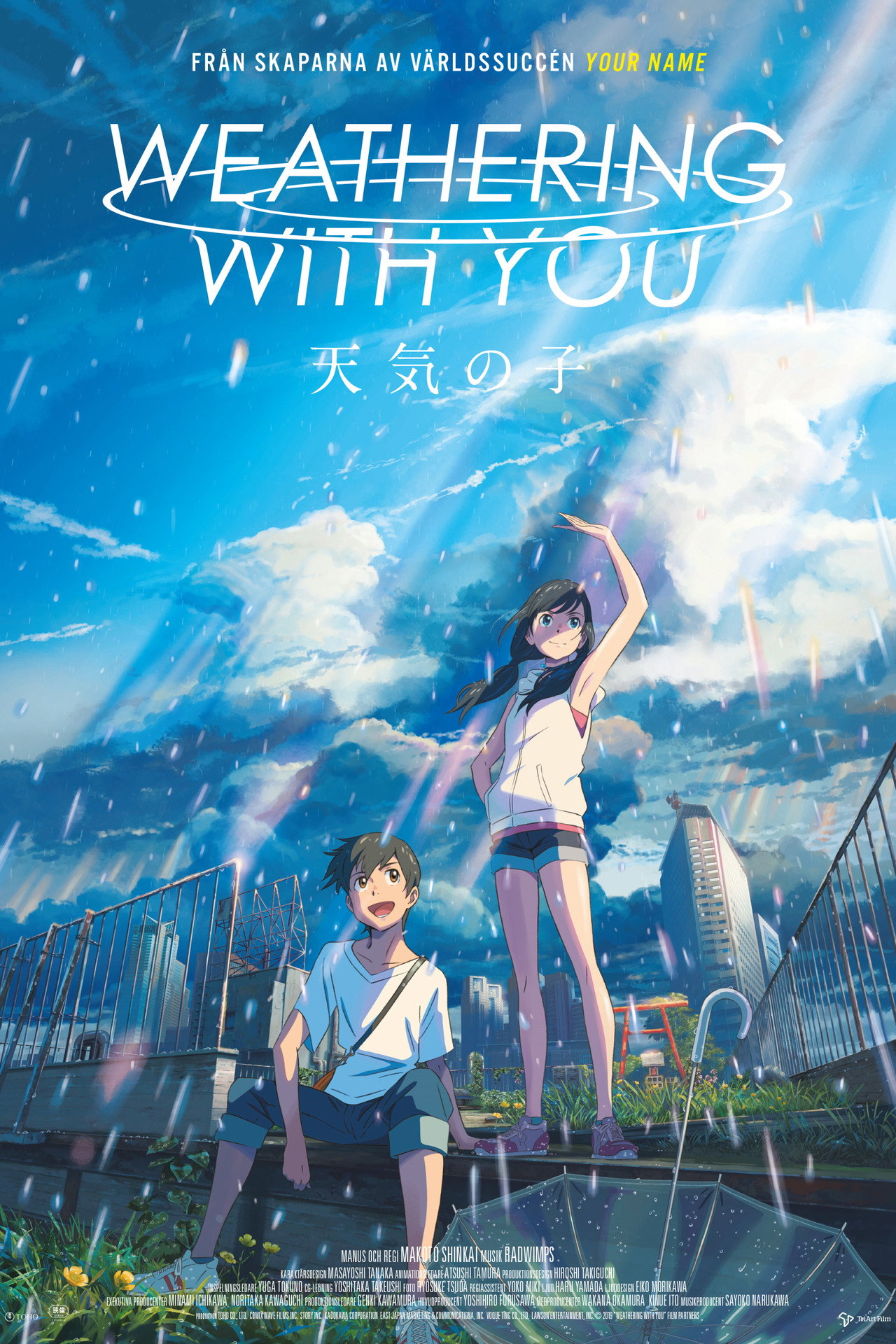 Weathering with you filmaffisch