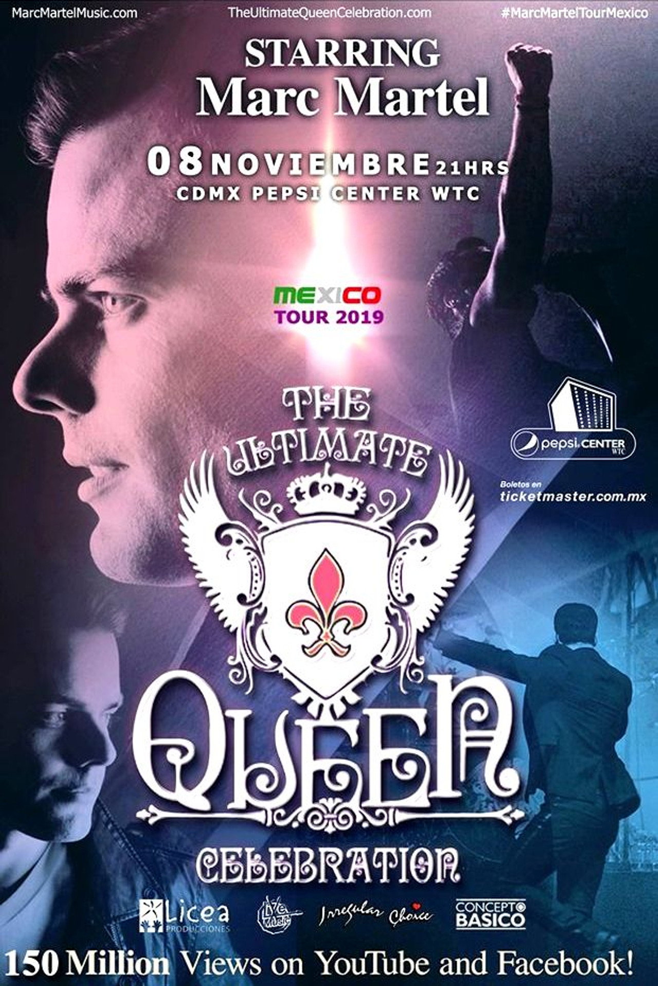 Marc Martel + Symphonic Queen - Live in Mexico filmaffisch