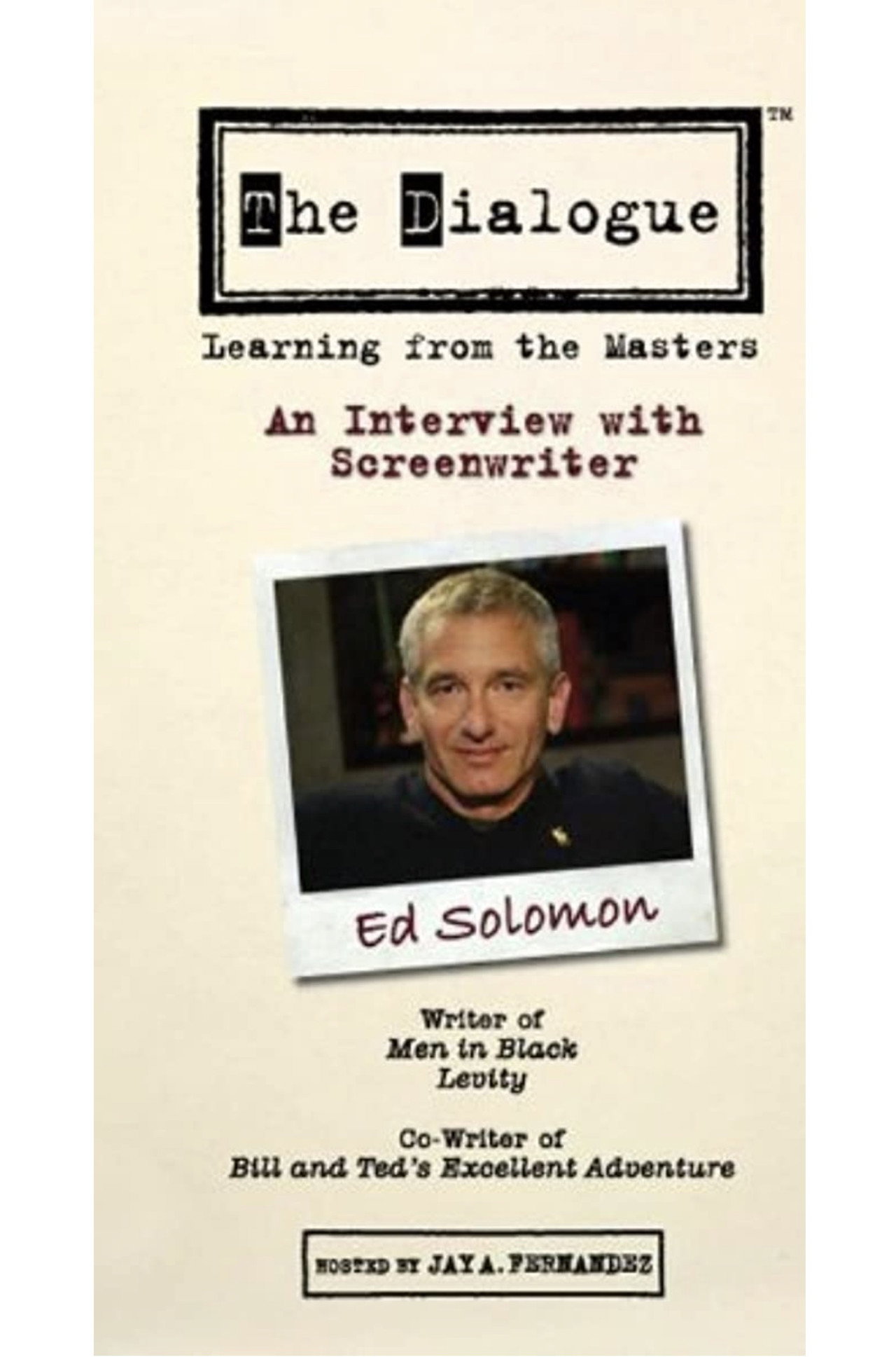 The Dialogue: An Interview with Screenwriter Ed Solomon filmaffisch