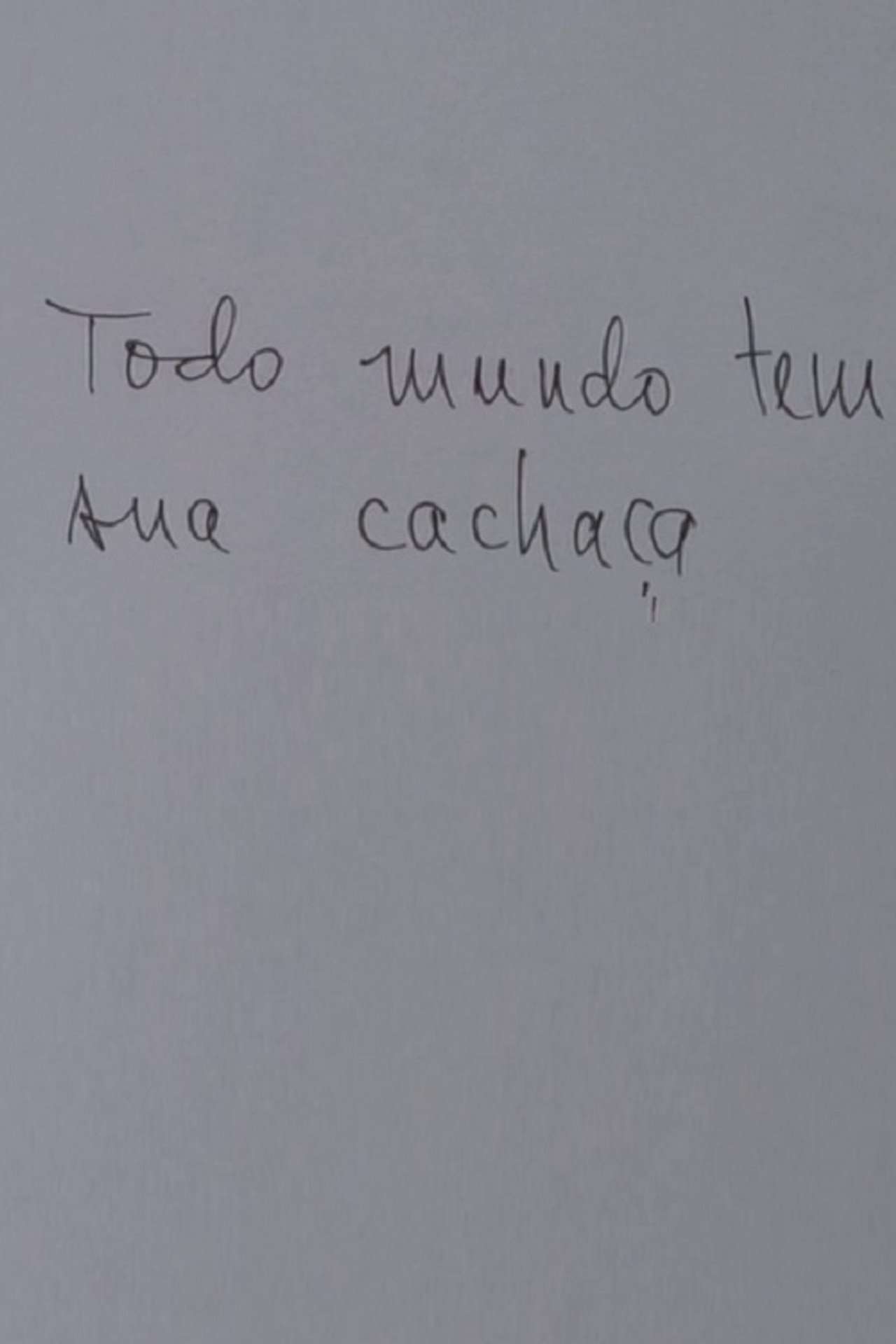 Todo Mundo Tem Sua Cachaça filmaffisch