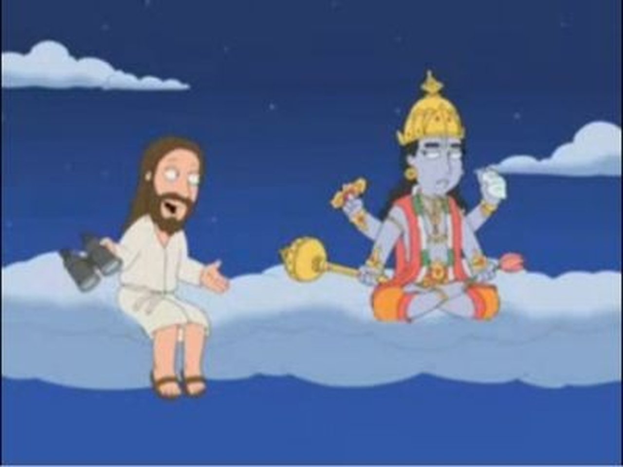 Seth MacFarlane's Cavalcade of Cartoon Comedy - Season 1 Episode 12 : Jesus and Vishnu on Christmas Eve