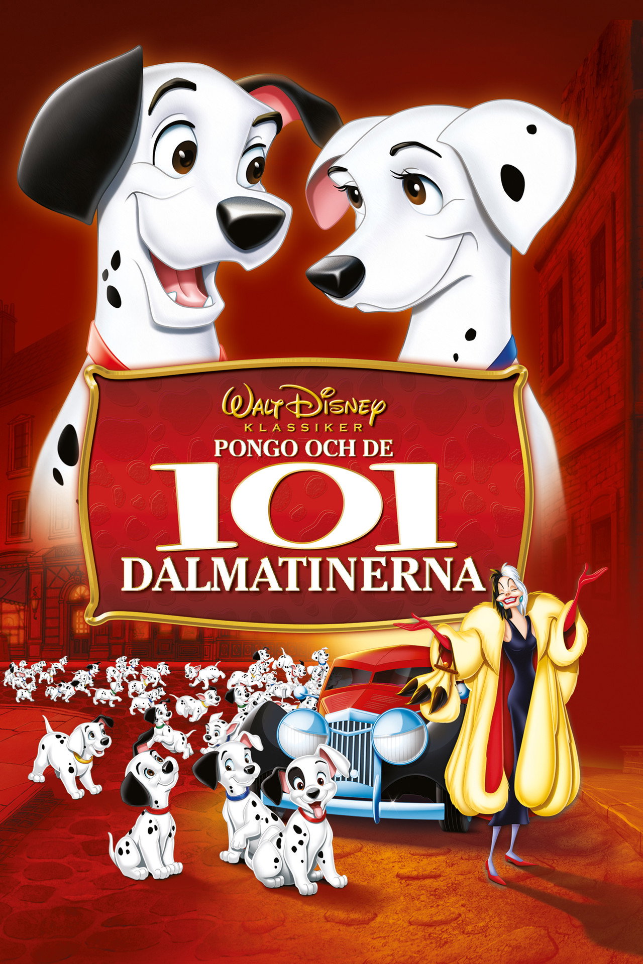 Pongo och de 101 dalmatinerna filmaffisch