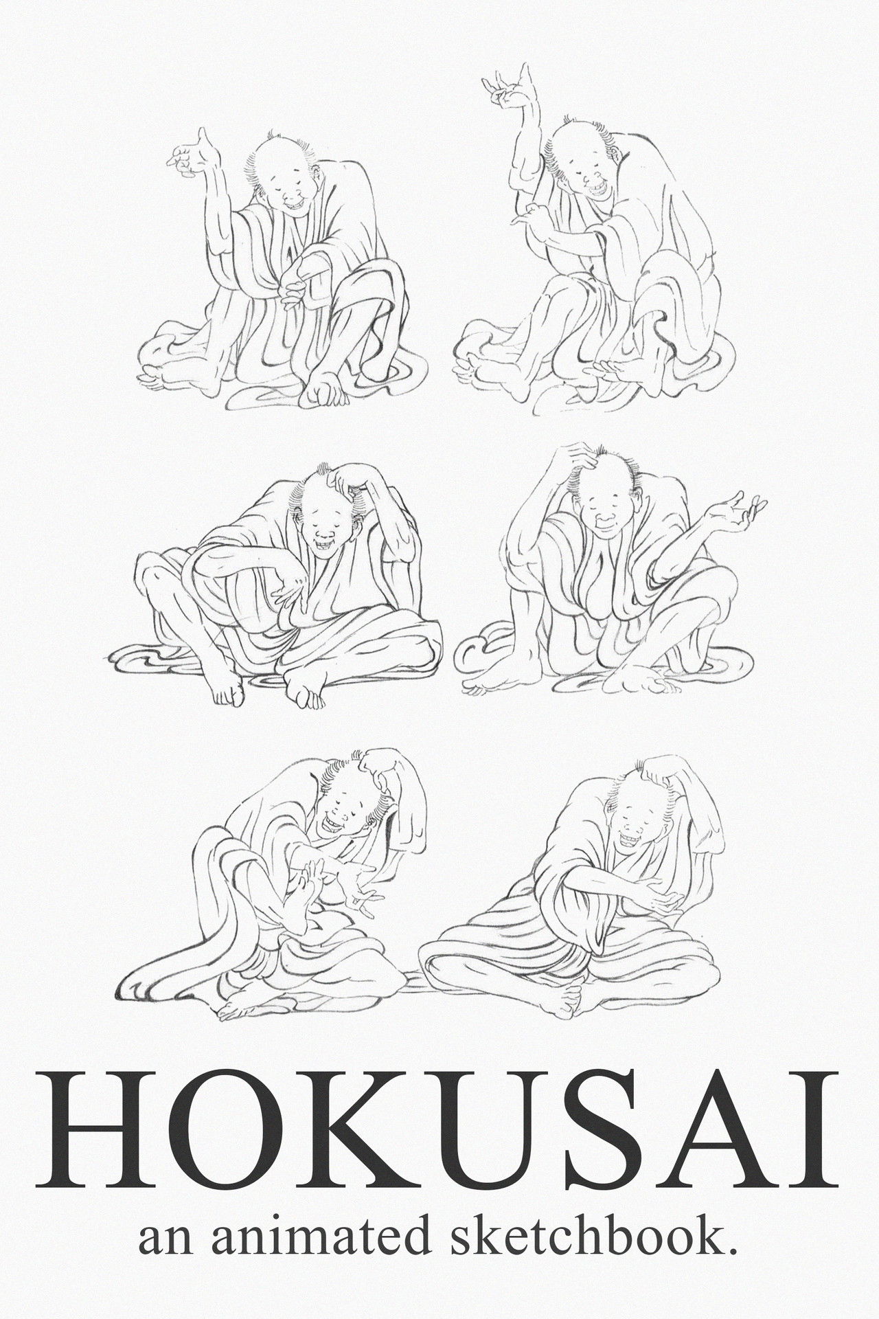 Hokusai: An Animated Sketchbook Backdrop