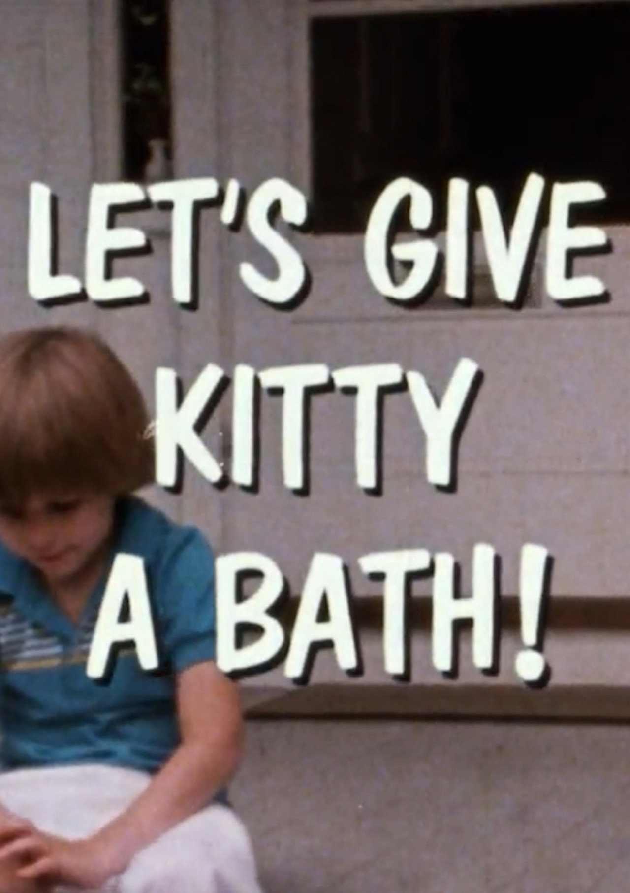 Let's Give Kitty a Bath! filmaffisch
