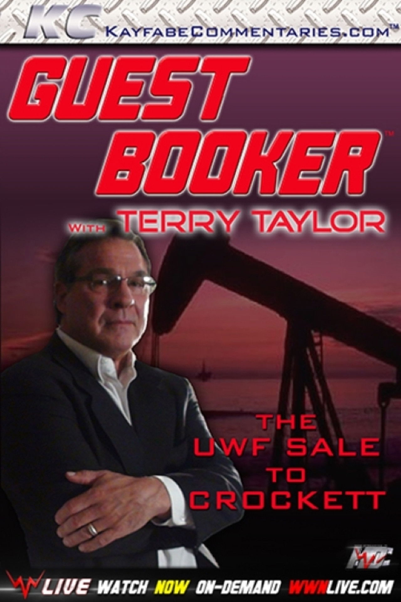 Guest Booker with Terry Taylor Backdrop