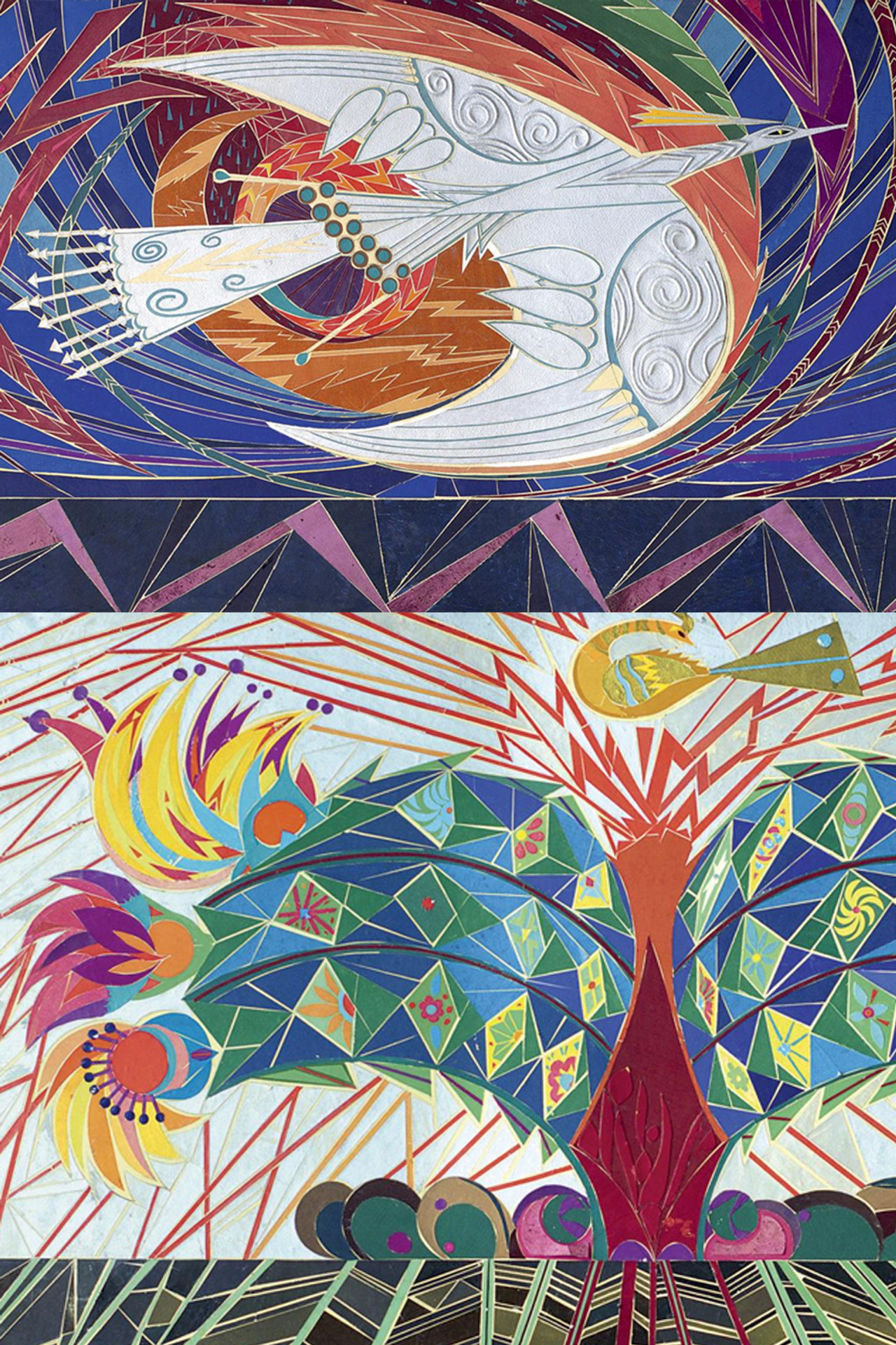 Stone painting Backdrop