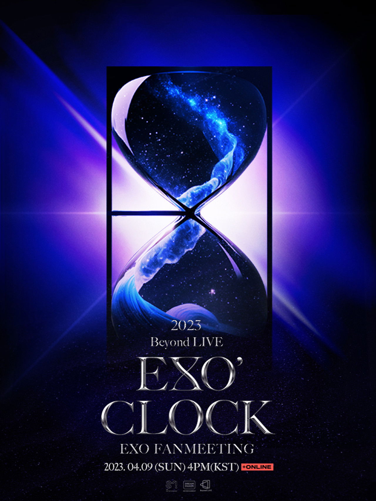 2023 EXO FANMEETING "EXO' CLOCK" Backdrop