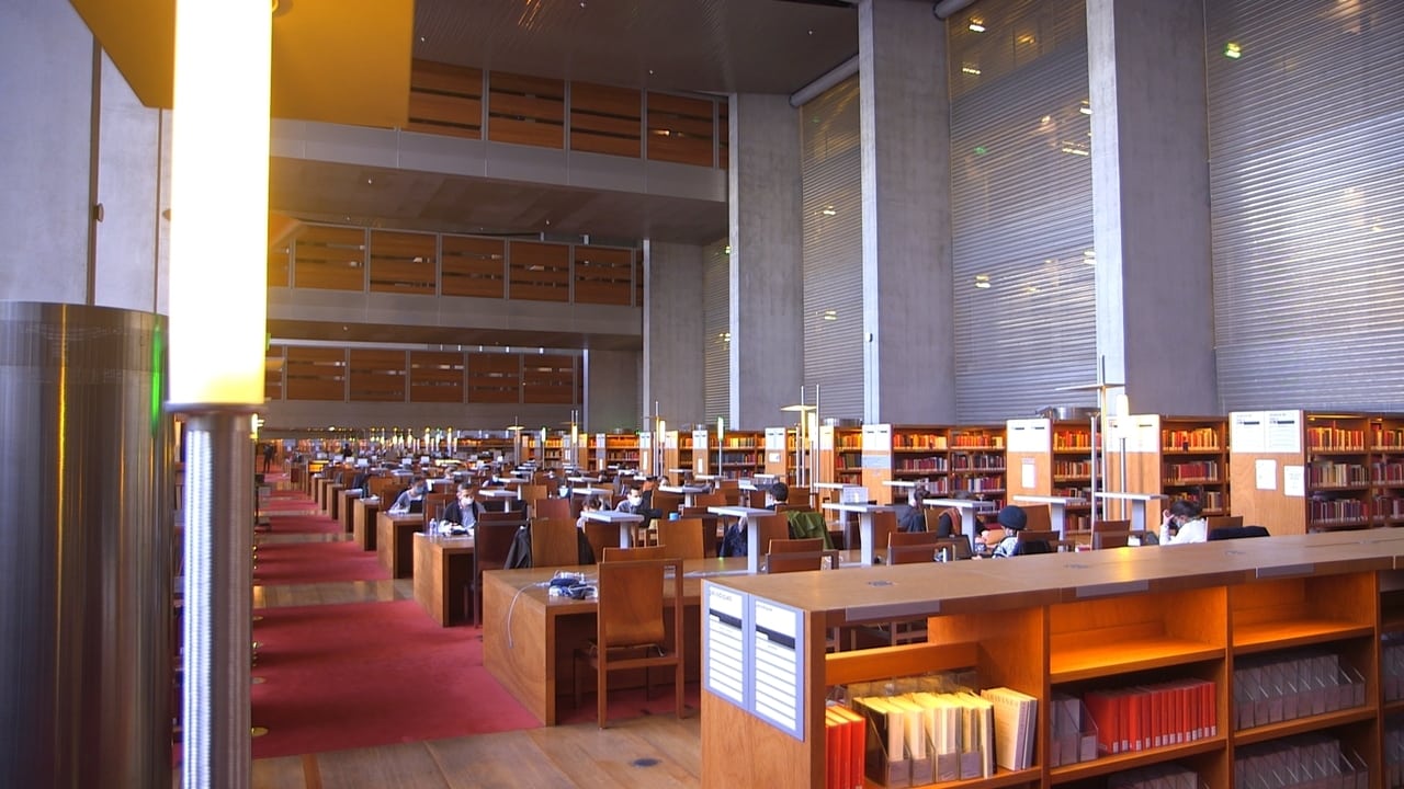 Scen från Les Trésors de la Bibliothèque nationale de France