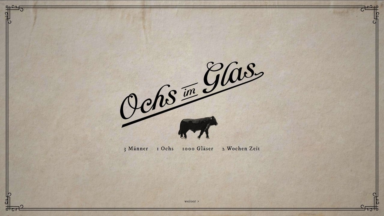 Ochs im Glas