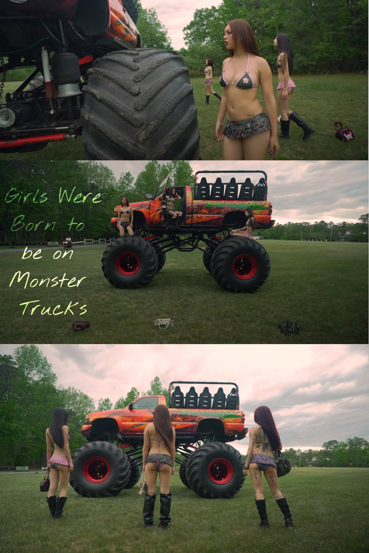 Girls Were Born to be on Monster Trucks filmaffisch