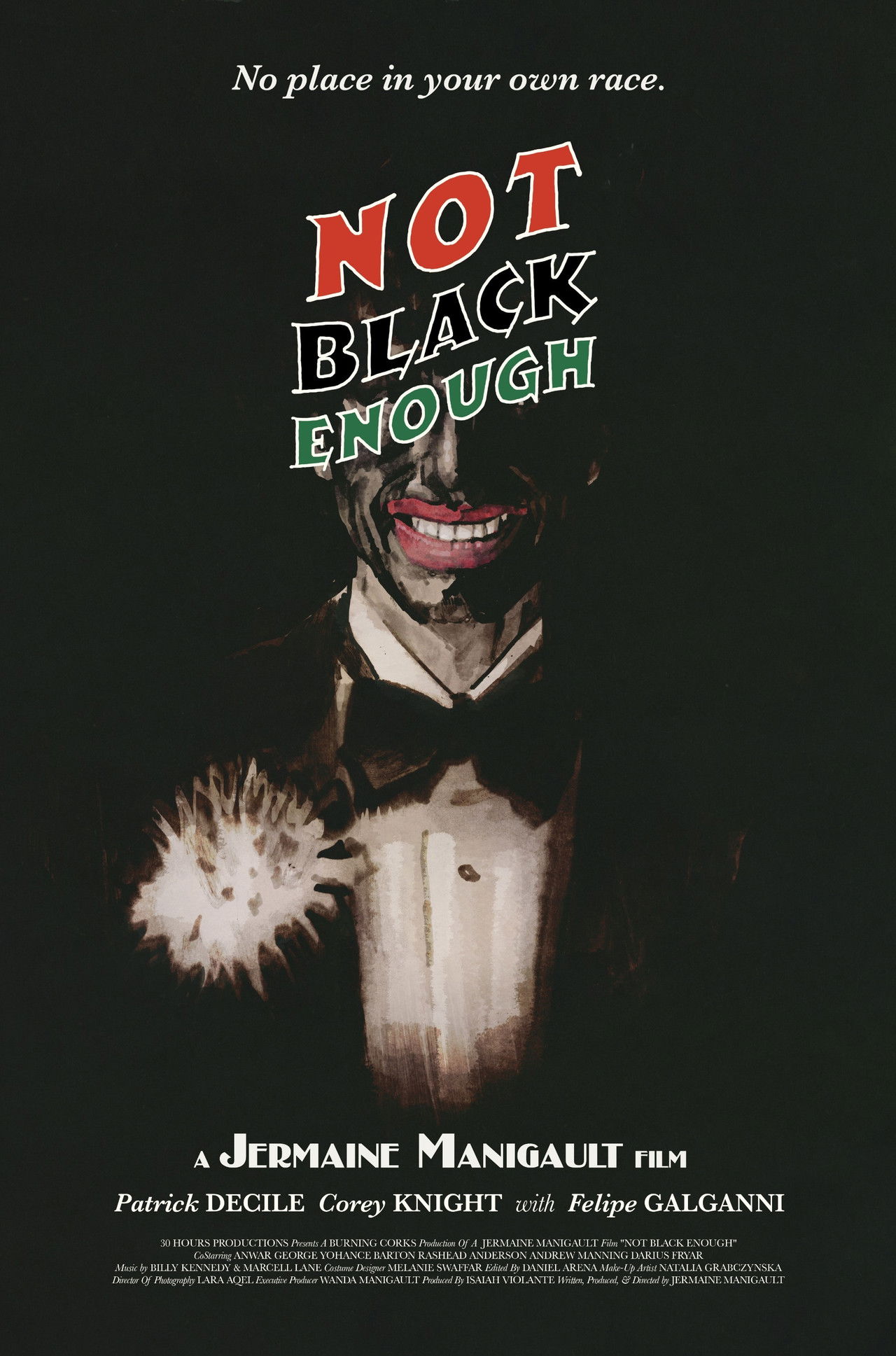 Not Black Enough Backdrop