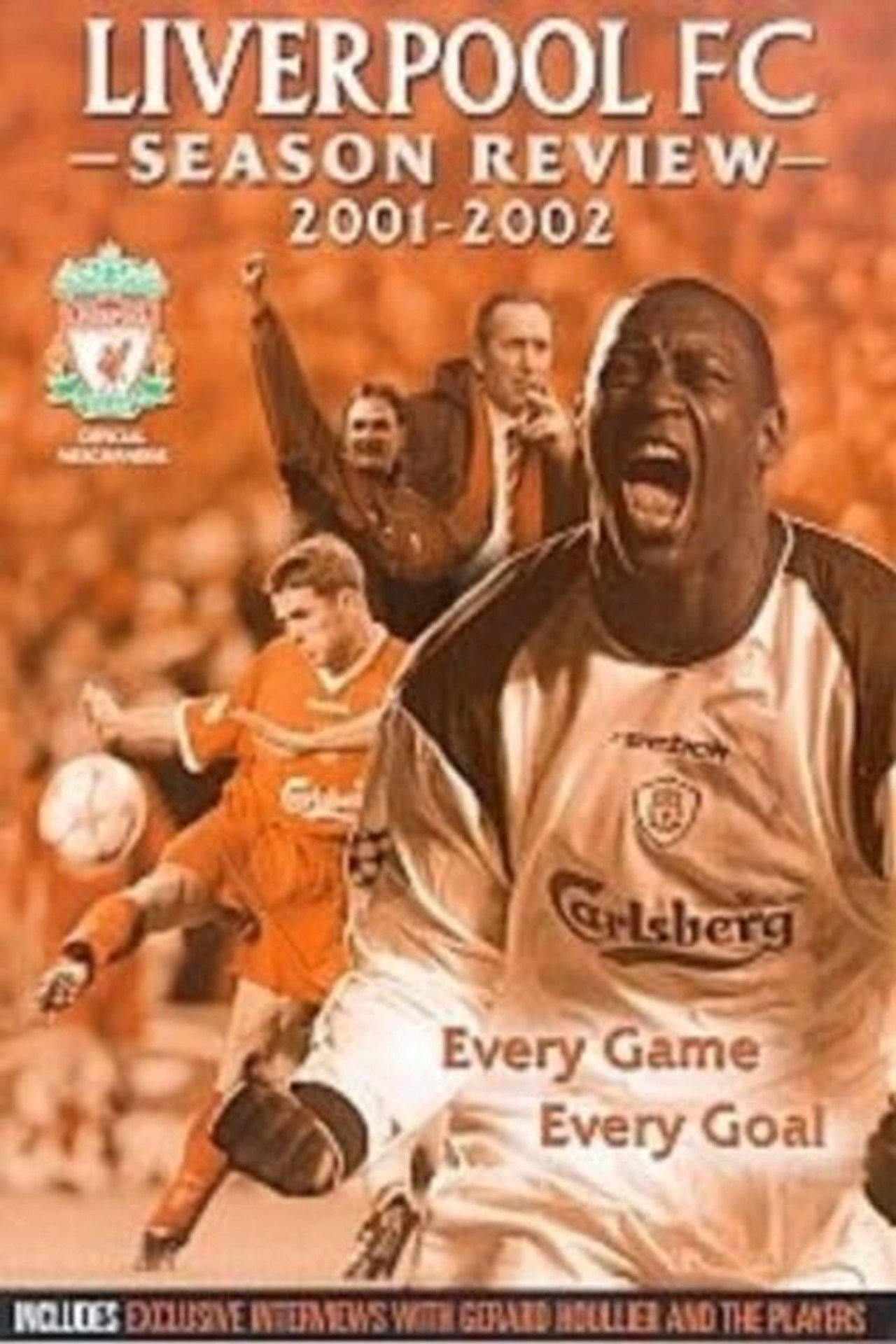 Liverpool F.C. - Official Season Review - 2001/02 Backdrop