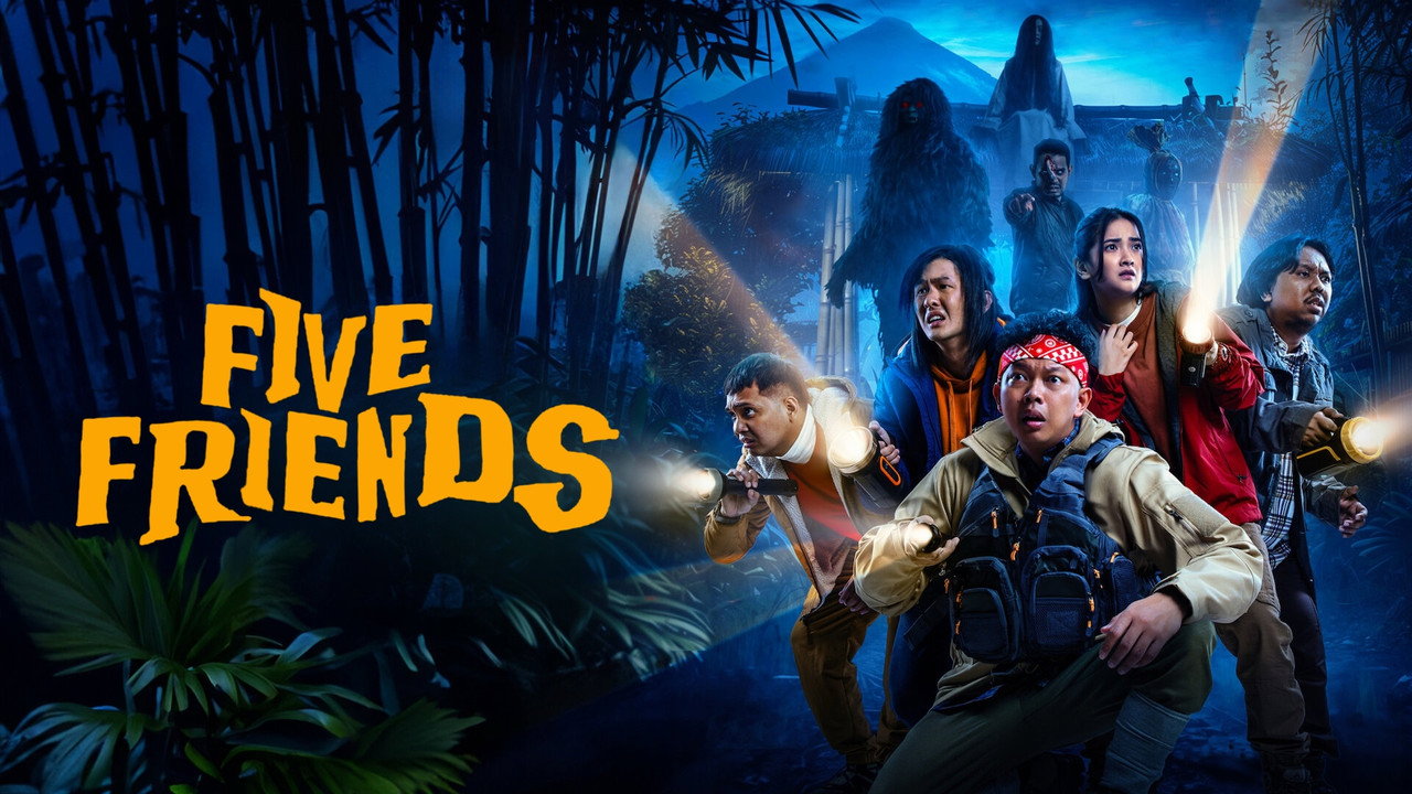 Five Friends backdrop