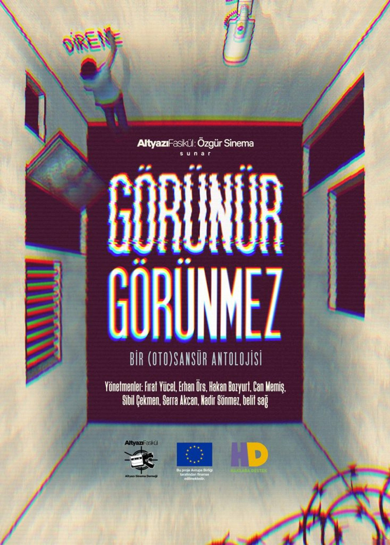 Görünür Görünmez: Bir (Oto)sansür Antolojisi filmaffisch