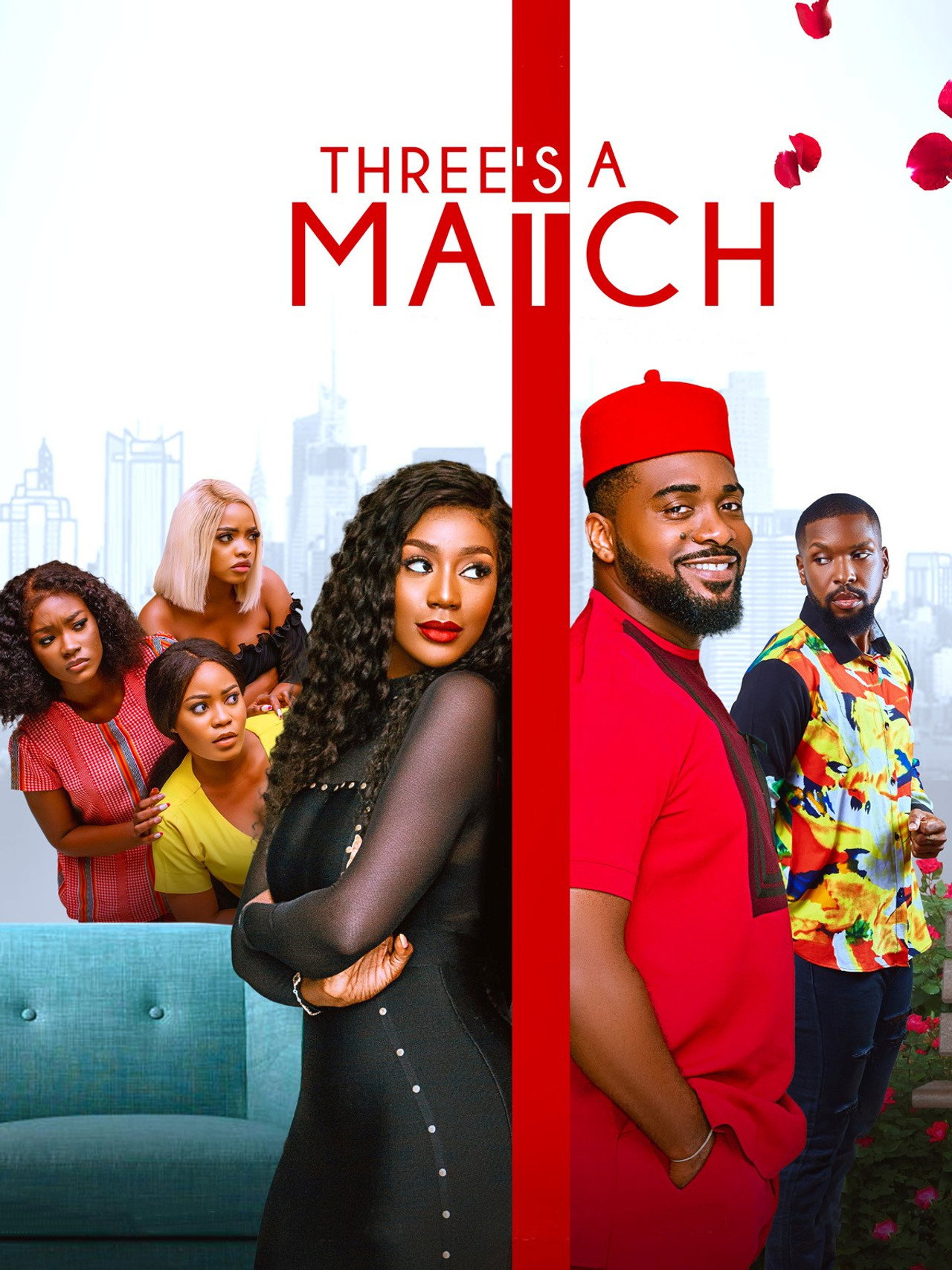 Three's a match filmaffisch